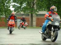 Fahrübungen mit dem Motorrad